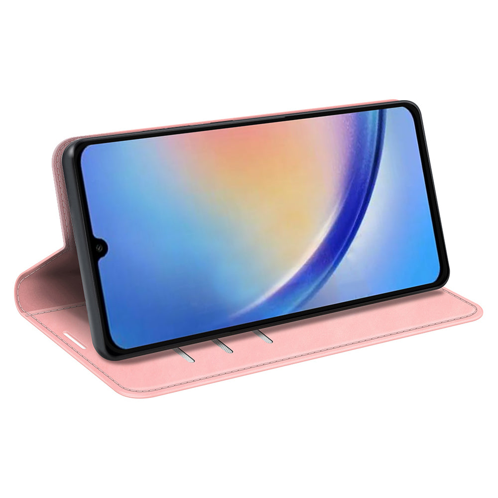 For Samsung Galaxy A34 5G Skin-touch Wallet Case PU Leather Flip Stand Phone Cover For Samsung Galaxy A34 5G Skin-touch Wallet Case PU Leather Flip Stand Phone Cover
